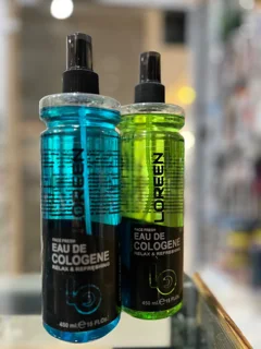 افتر شیو مایع (ادکلن صورت مایع)450 میلی لیتر لورن دارای سری اسپری در دو رایحه ی خوشبو