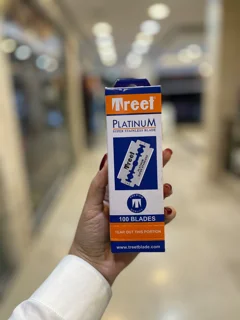 تیغ اصلاح سنتی تریت Treet تعداد 20 بسته 5 عددی (نیم بکس)