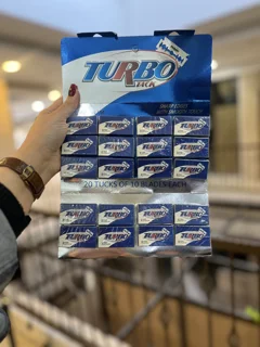 تیغ سنتی توربو 20 بسته 10 عددی